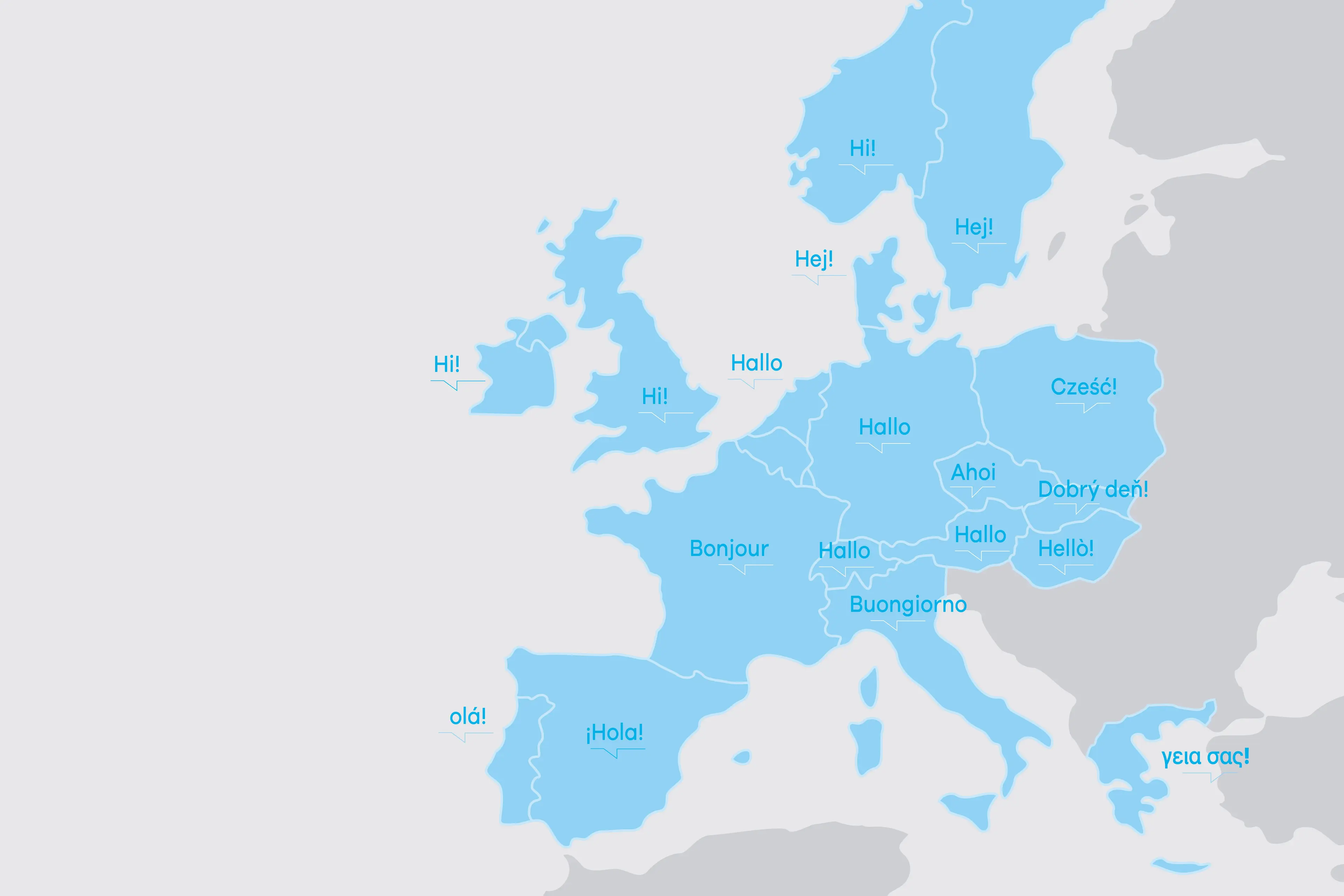 Map of the fleetcompetence network with local fleet experts in countries across Europe